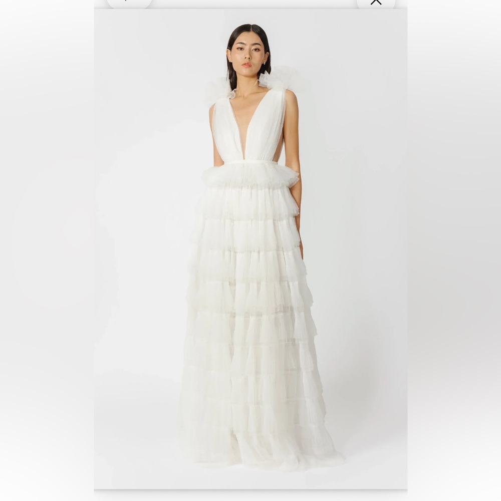 Sau Lee SABRINA TULLE GOWN